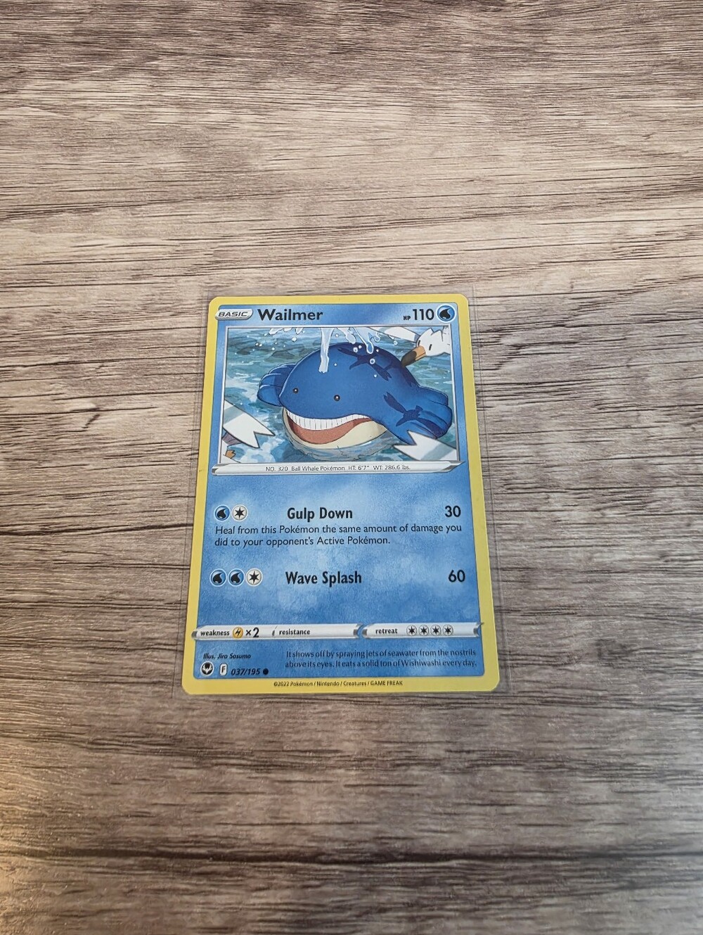 💫BUY 5 FOR $26 Pokemon Wailmer Card